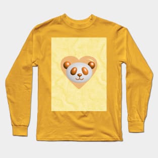 yellow panda Long Sleeve T-Shirt